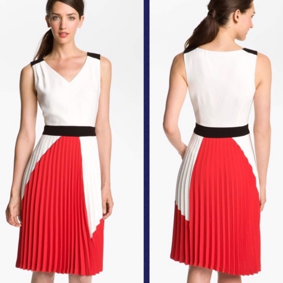 Trina Turk geometric colorblock dress size 0 - Picture 1 of 8